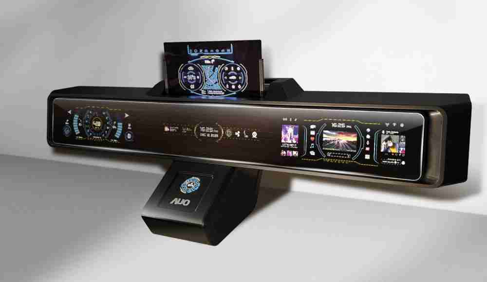 杏悦2Micro LED沉浸式车舱显示方案结合 可卷式、、可伸缩的Micro LED应用并可呈现不同的质感纹路，，，展现人性化设计