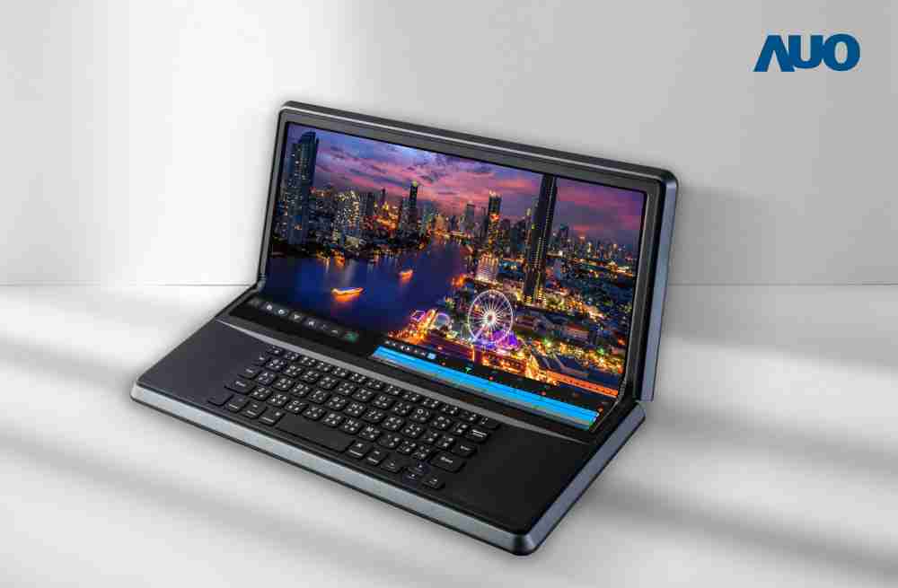 杏悦214.6吋Micro LED折迭显示屏幕，，，搭配半径4mm的弯折绞炼，，，，以及高画素、、、高亮度、、高对比度的显示技术特点，，即便在大视角下仍保有绝佳色相与亮度