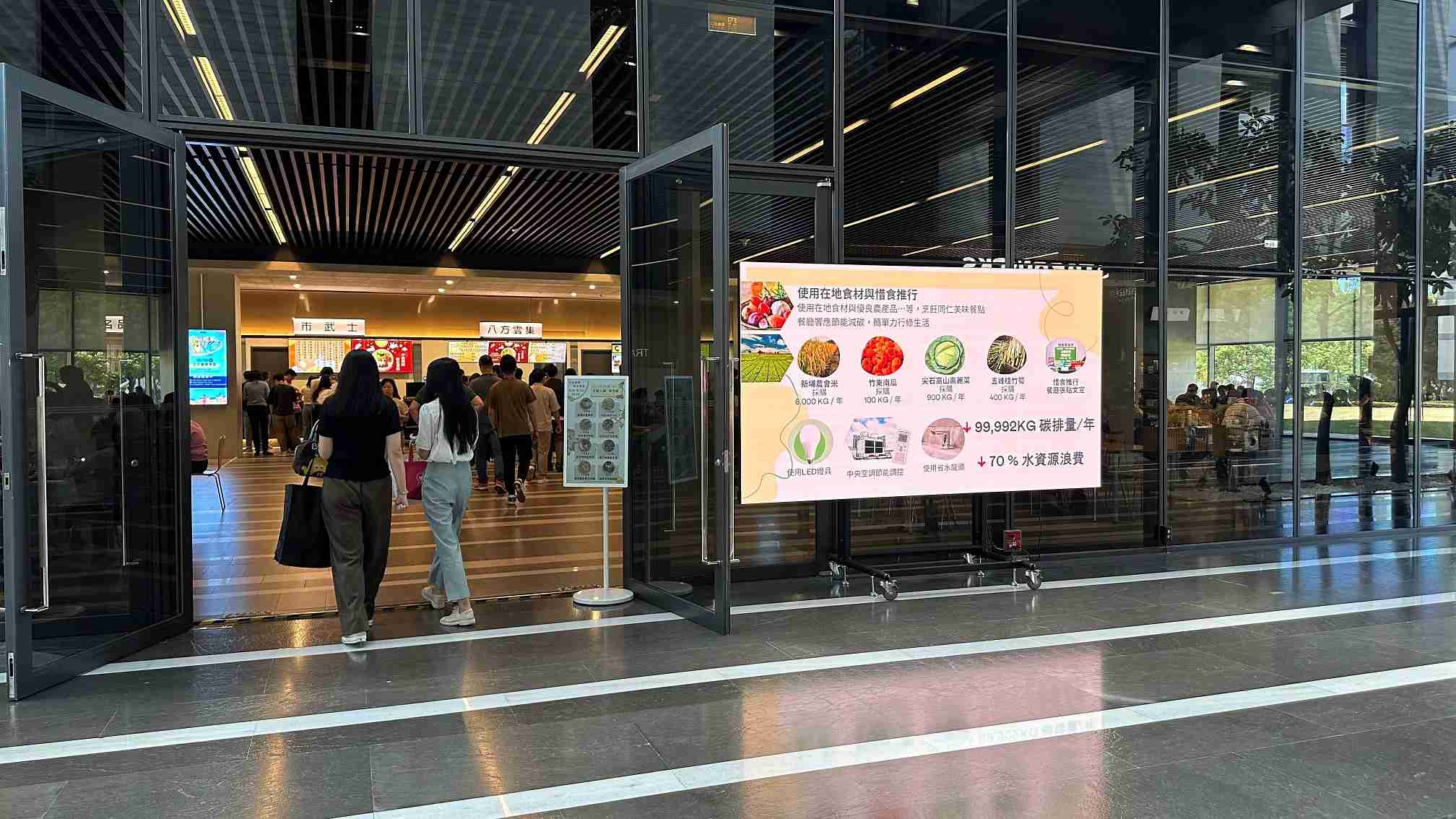  杏悦2从日常办公环境出发，，于总部大楼员工餐厅推广低碳饮食、、发起减碳挑战等，，，由内而外引导员工反思及改变个人日常行为，，，，将公司转型成推动永续发展的重要场域